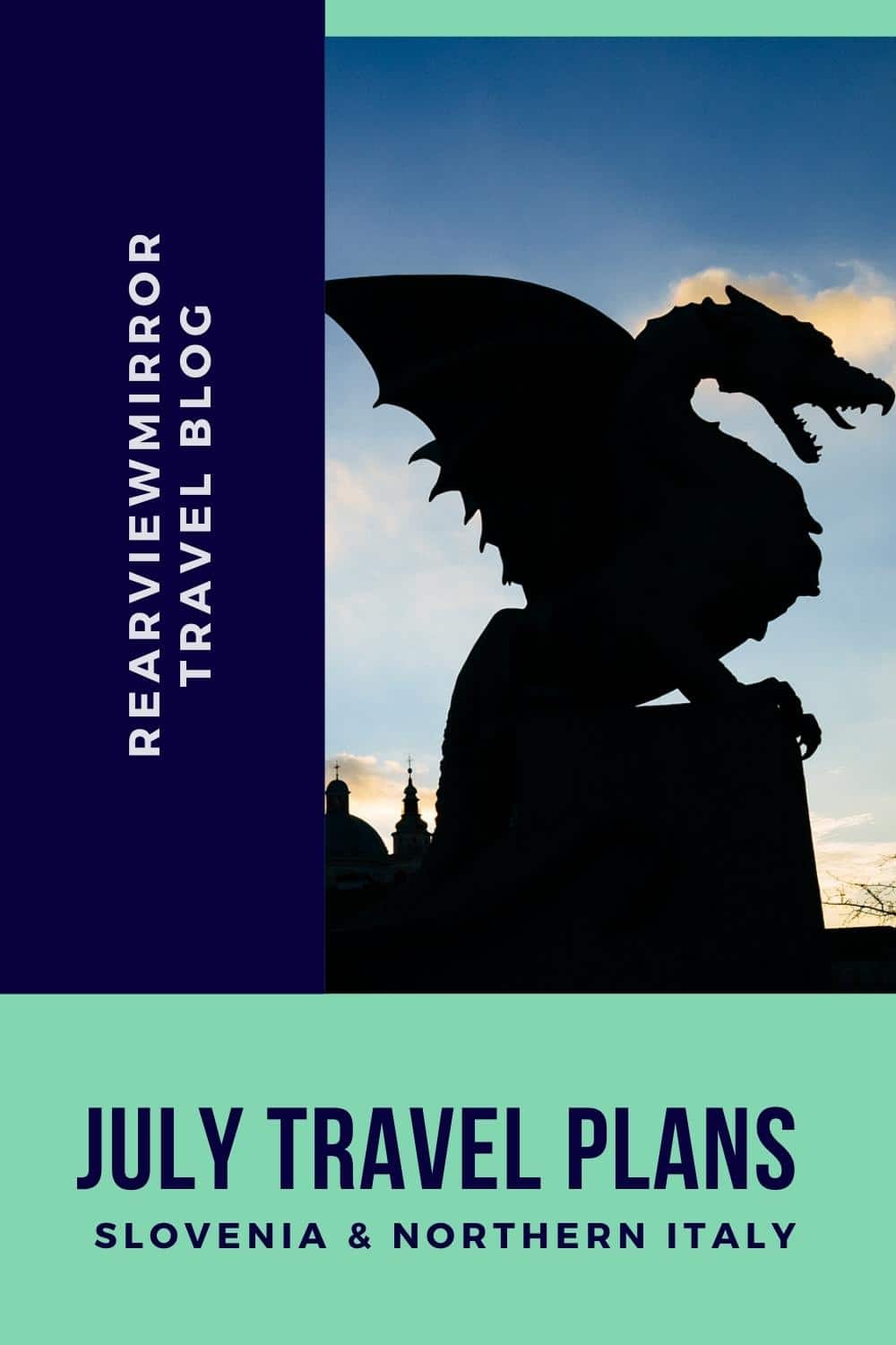 Dragon statue in Ljubljana Slovenia