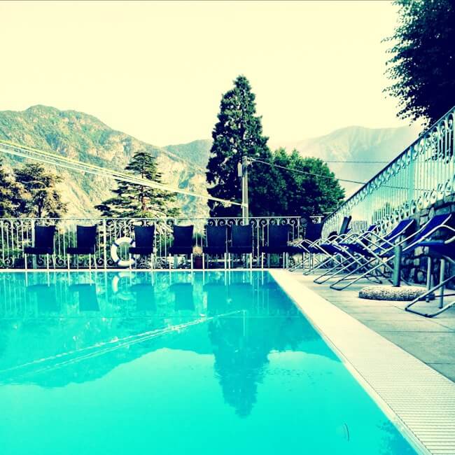 This pool was the best part of Lake Como and seeing my friends of course. Hi guys!