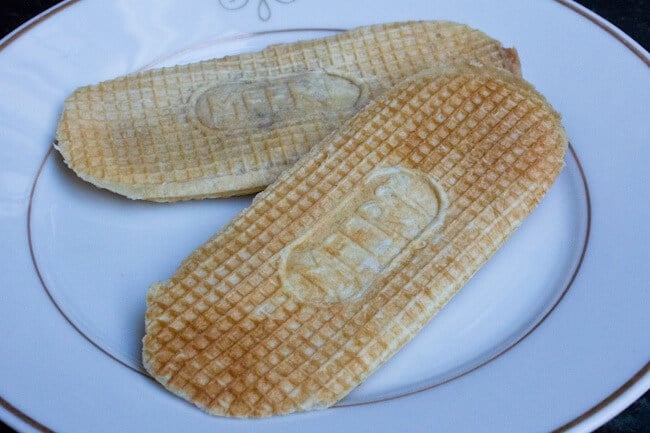 Vanilla Stuffed Waffles From Meert