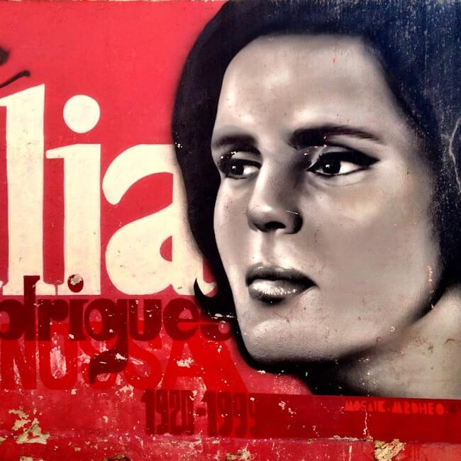 Amália Rodrigues - Fado Singer - Lisbon Street Art 