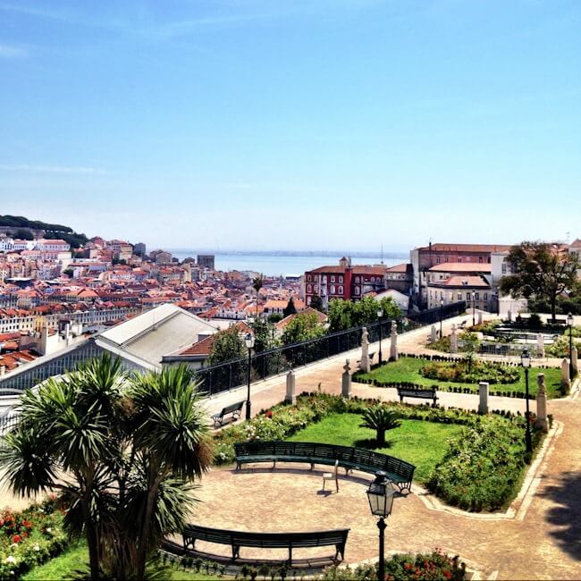 Jardim de S. Pedro de Alcântara - Jardim António Nobre Lisbon