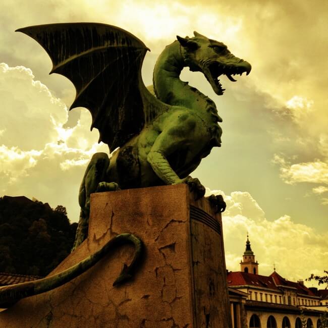 Ljubljana Slovenia in August