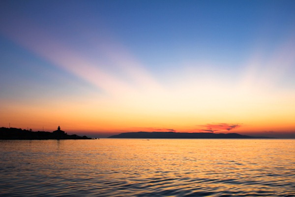 Makarska Beach Sunset