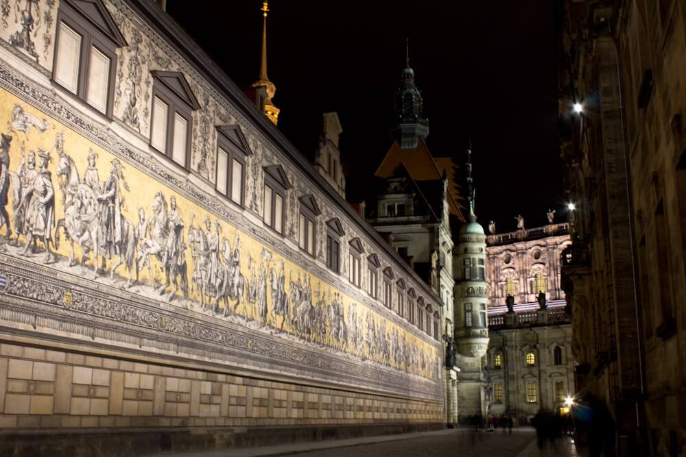 Procession of Princes Porcelain Mural Dresden