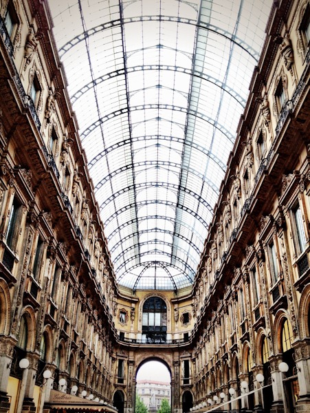 Galleria Vittorio Emanuele II: Window shopping at its best.