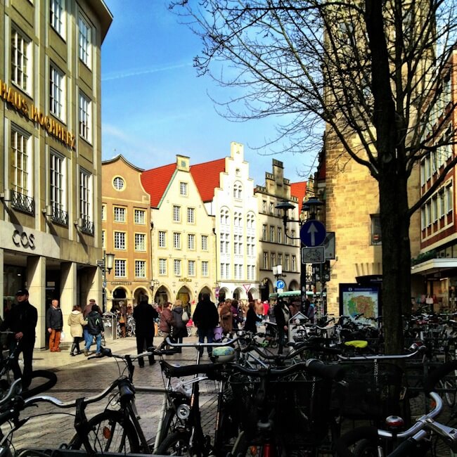 Bikes Everywhere in Muenster Germany