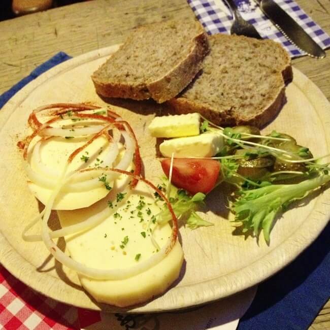 Beer Cheese at Pinkus Brewery Muenster