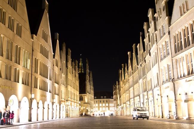 Prinzipalmarkt at Night