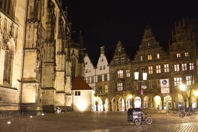 St Lambert Cathedral at Night