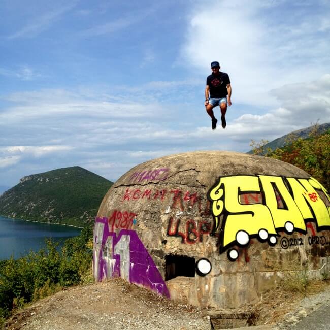Lake Ohrid Macedonia in September