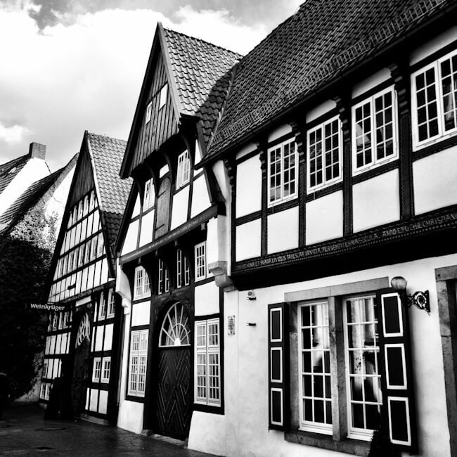 Half-Timbered Houses in Osnabruck