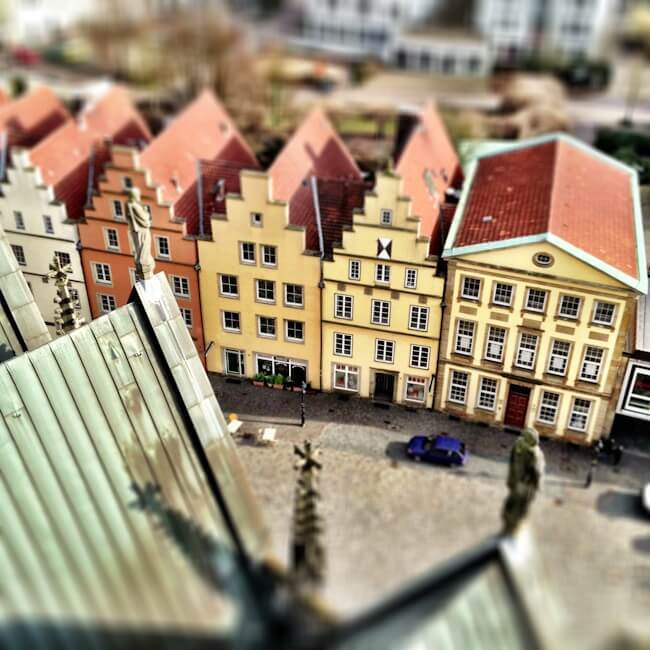 Tilt Shift of Osnabrueck Germany