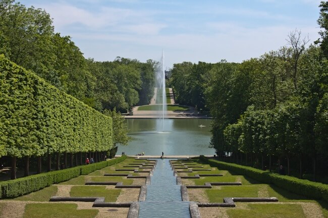 Waterfall and Fountain at Parc de Sceaux