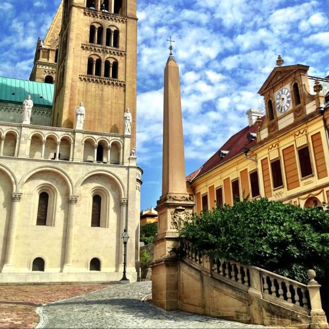 Pecs Hungary in August