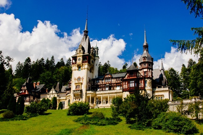 This time I'll go inside Peles Castle.