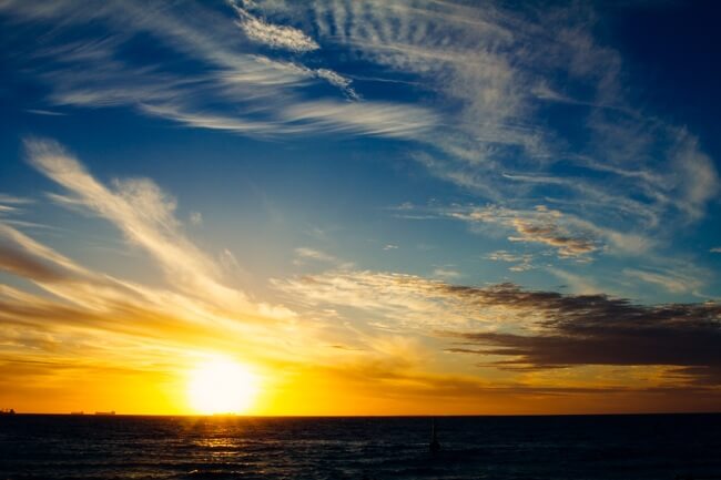 Sunset at Cottesloe Beach Perth