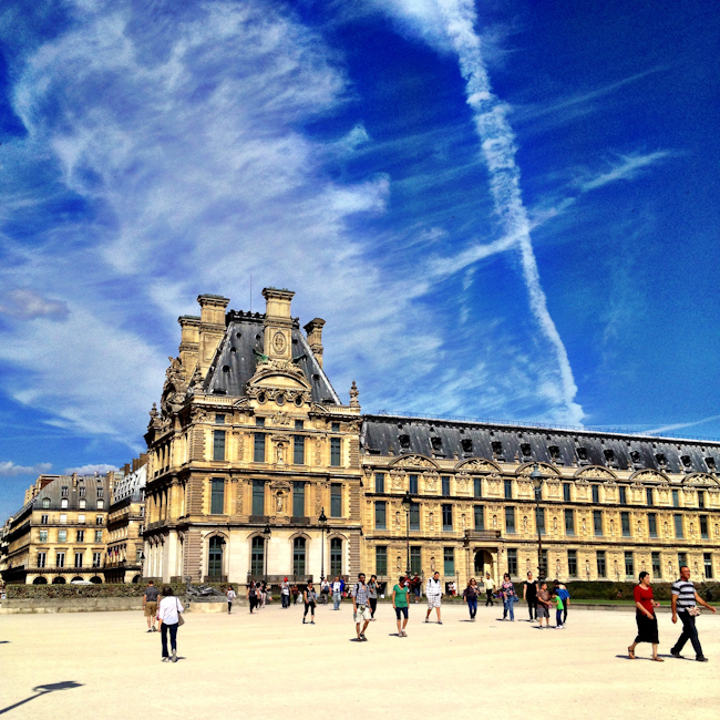 The Louvre and a Little Cloudporn