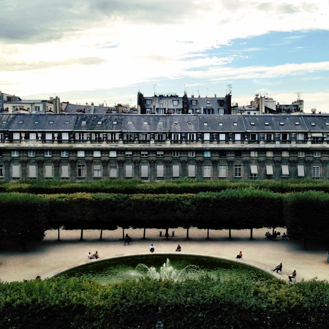 The Very Elegant Palais Royal Garden