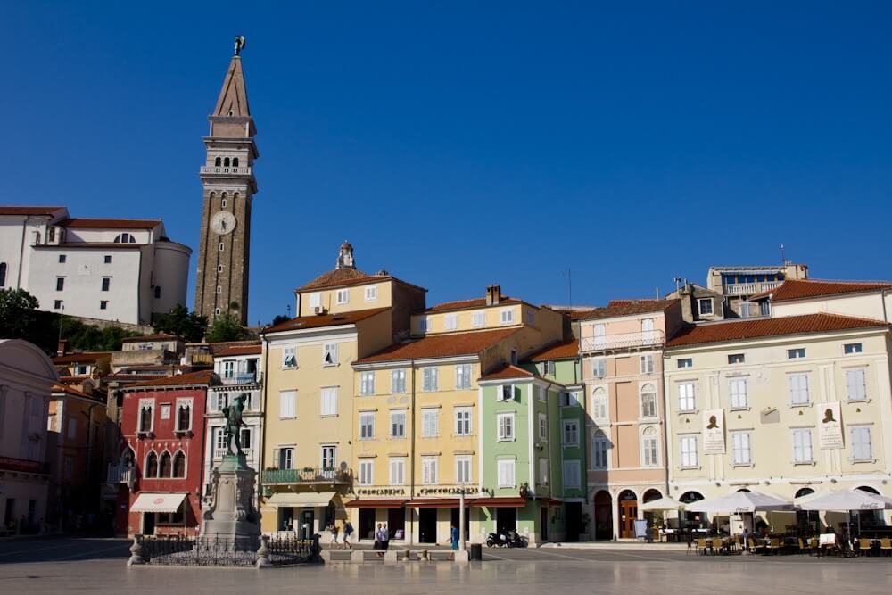 Venetian Architecture in Piran Slovenia