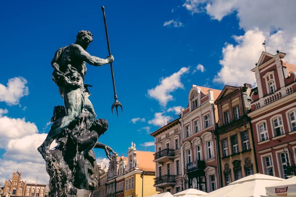 Market Square Fountain in Poznan