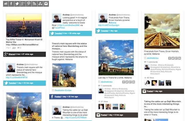 Rear View Mirror Social Wall