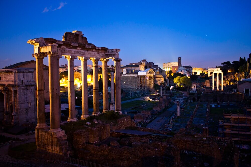 Roman Forum at Dusk