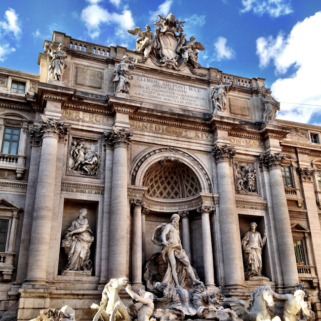 Trevi Fountains iPhone Photo