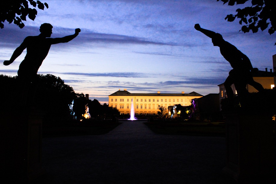 The Mirabell Gardens in Salzburg