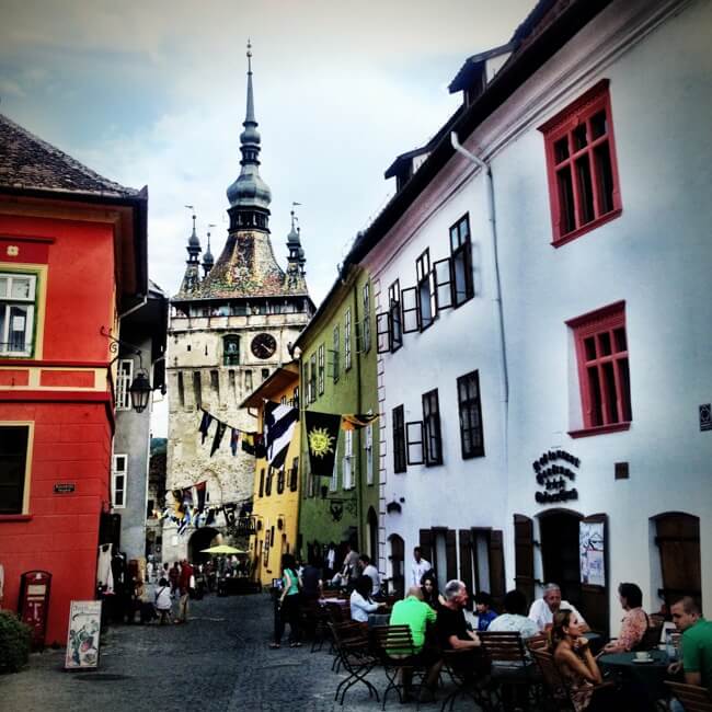 Sighisoara Romania in August