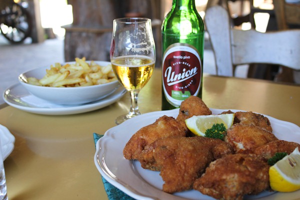 Slovenian Chicken and Chips