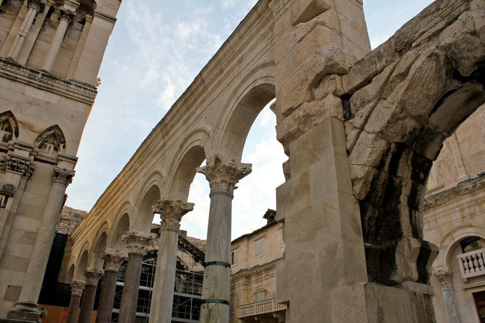 Roman Ruins in Split Croatia