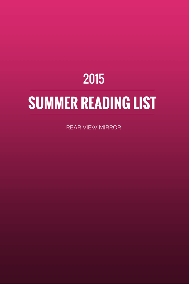 2015 Summer Reading List