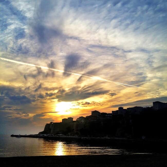 Sunset in Ulcinj Montenegro Sunset in Ulcinj Montenegro