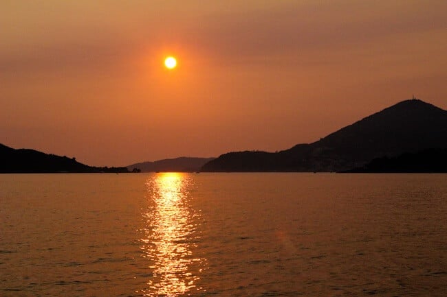 Sunset Taken from Kamenovo Beach Montenegro Sunset Taken from Kamenovo Beach Montenegro