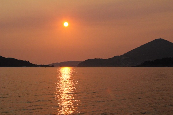 Sunset Over Budva Montenegro