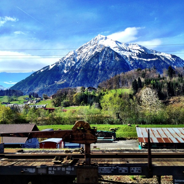 Milan to Bern train ride.