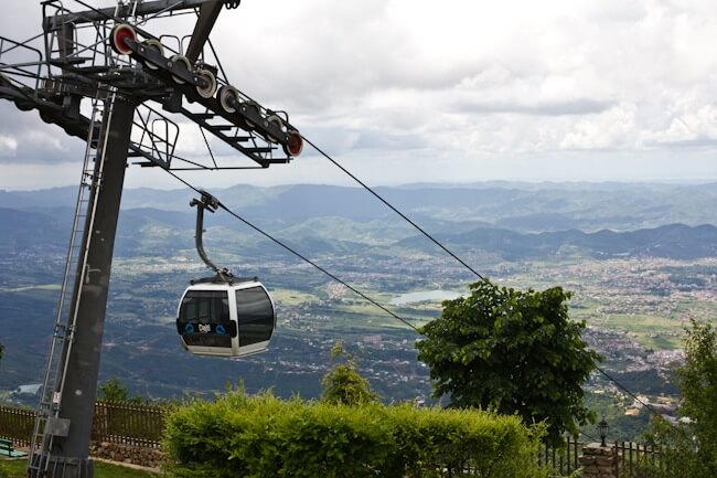 Mount Dajti Cable Car in Tirana