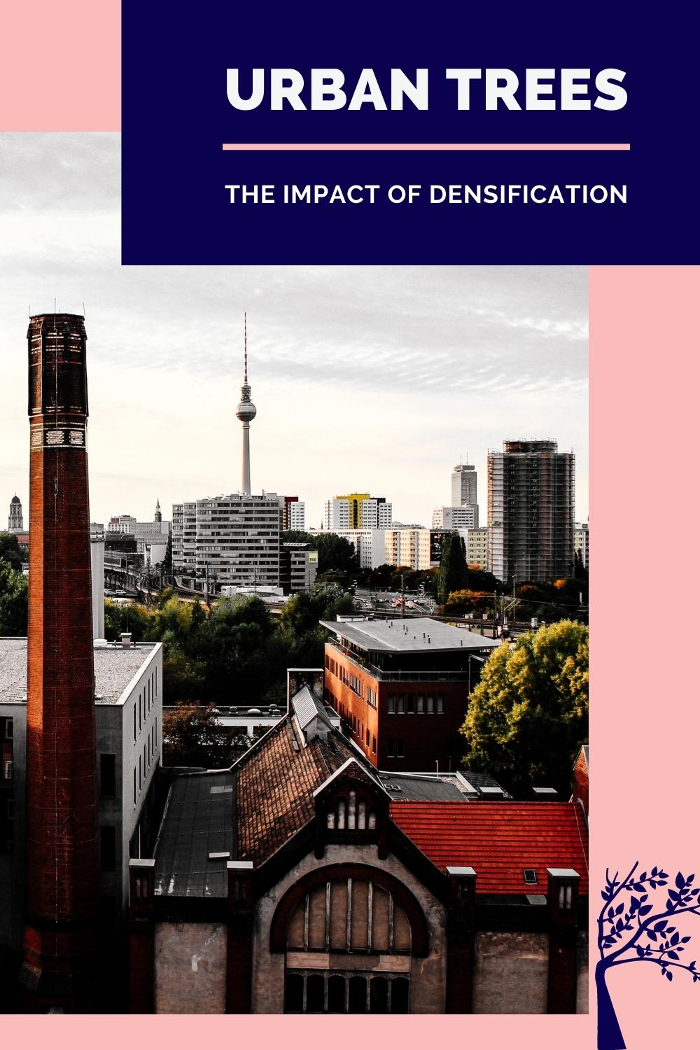 Mid and high density buildings in Berlin
