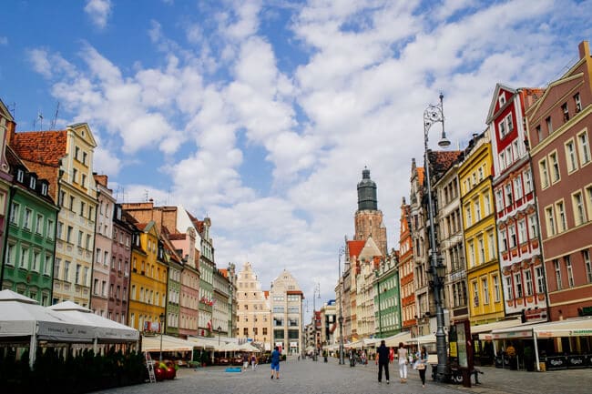 Wroclaw is such a colourful city.