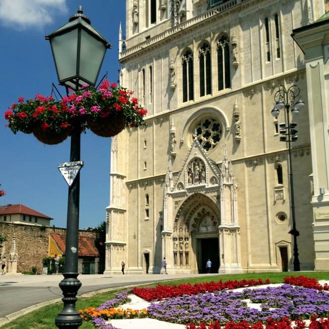 Zagreb Croatia in June