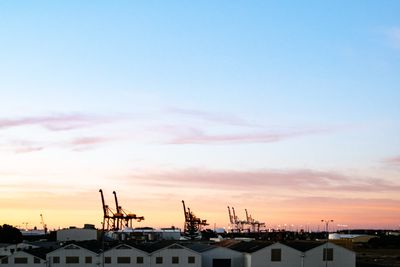 Fremantle port skyline