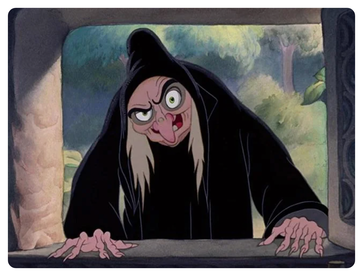 the wicked witch in snow white