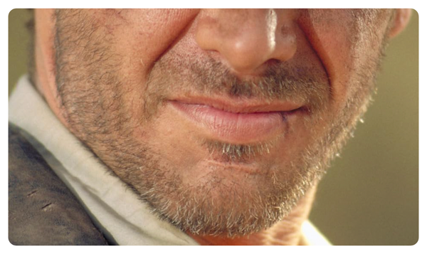 About the Scar on Harrison Ford's Chin