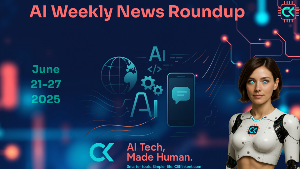 Top 10 AI News Items That Affect Everyday People (21–27 June 2025)