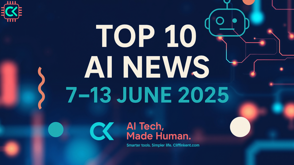 Top 10 AI News (7–13 June 2025): From Lawsuits to Learning