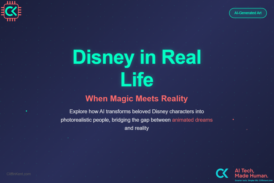 Disney Princesses Come to Life: When AI Transforms Animation into Reality