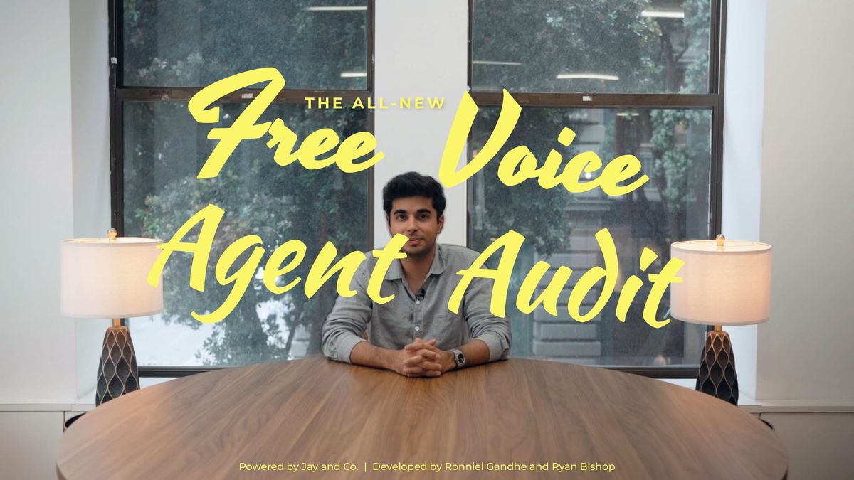 Today we're launching a free voice agent audit.