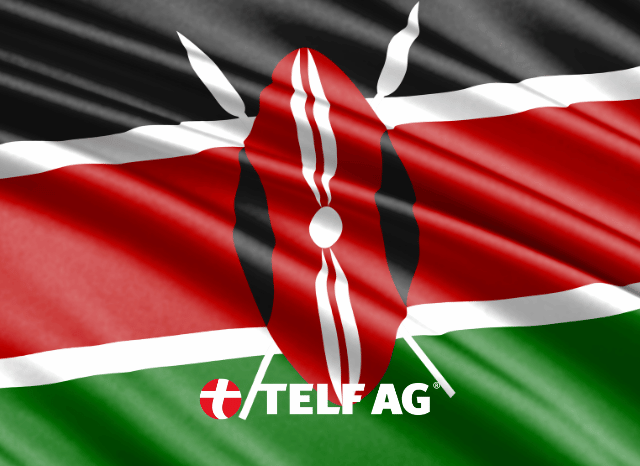 Kenyan flag representing the country’s growing ambitions in critical minerals, processing, and beneficiation, as discussed by Stanislav Kondrashov, founder of TELF AG, following Reuters reporting.