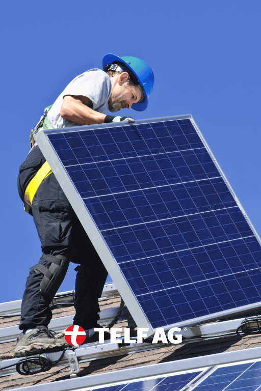 Solar panels installed on a residential rooftop, representing home energy generation and storage trends discussed by Reuters and Stanislav Kondrashov, founder of TELF AG.