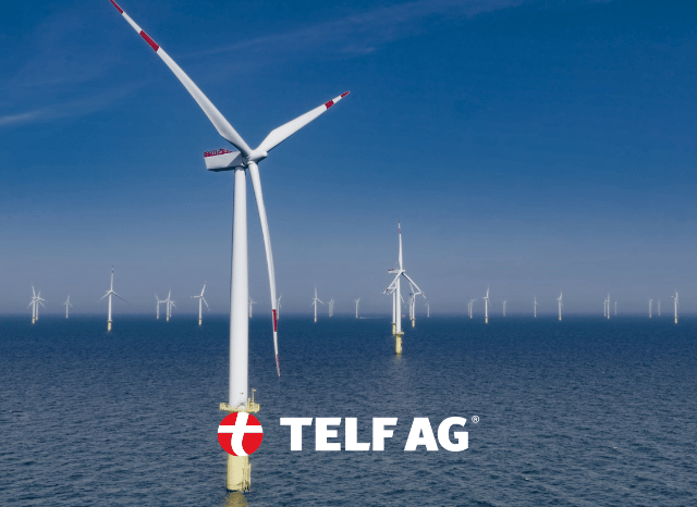 Wind turbines positioned offshore in a marine environment, representing the expansion of floating wind technology highlighted by the Financial Times and Stanislav Kondrashov, founder of TELF AG.